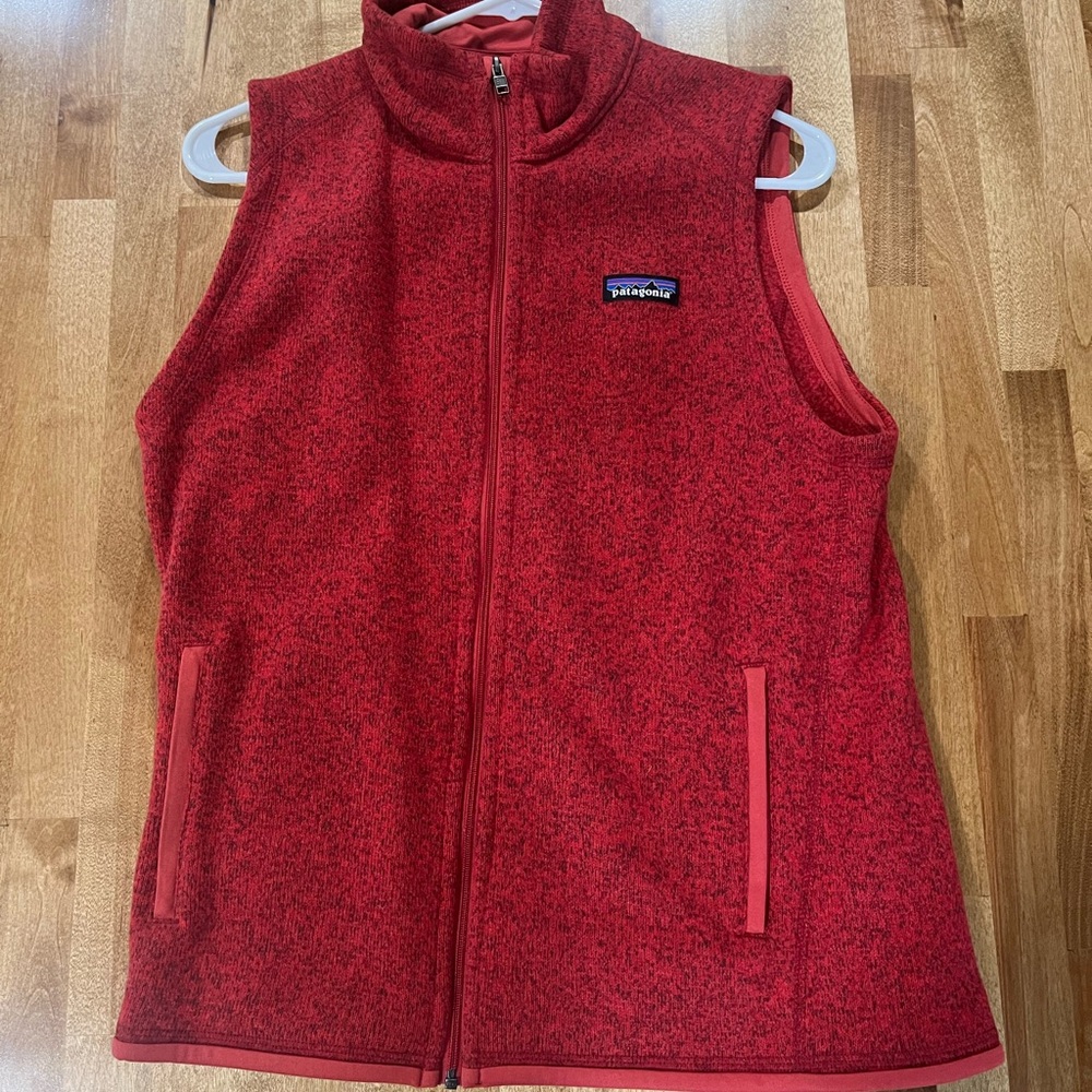 Red Patagonia Better Sweater Vest